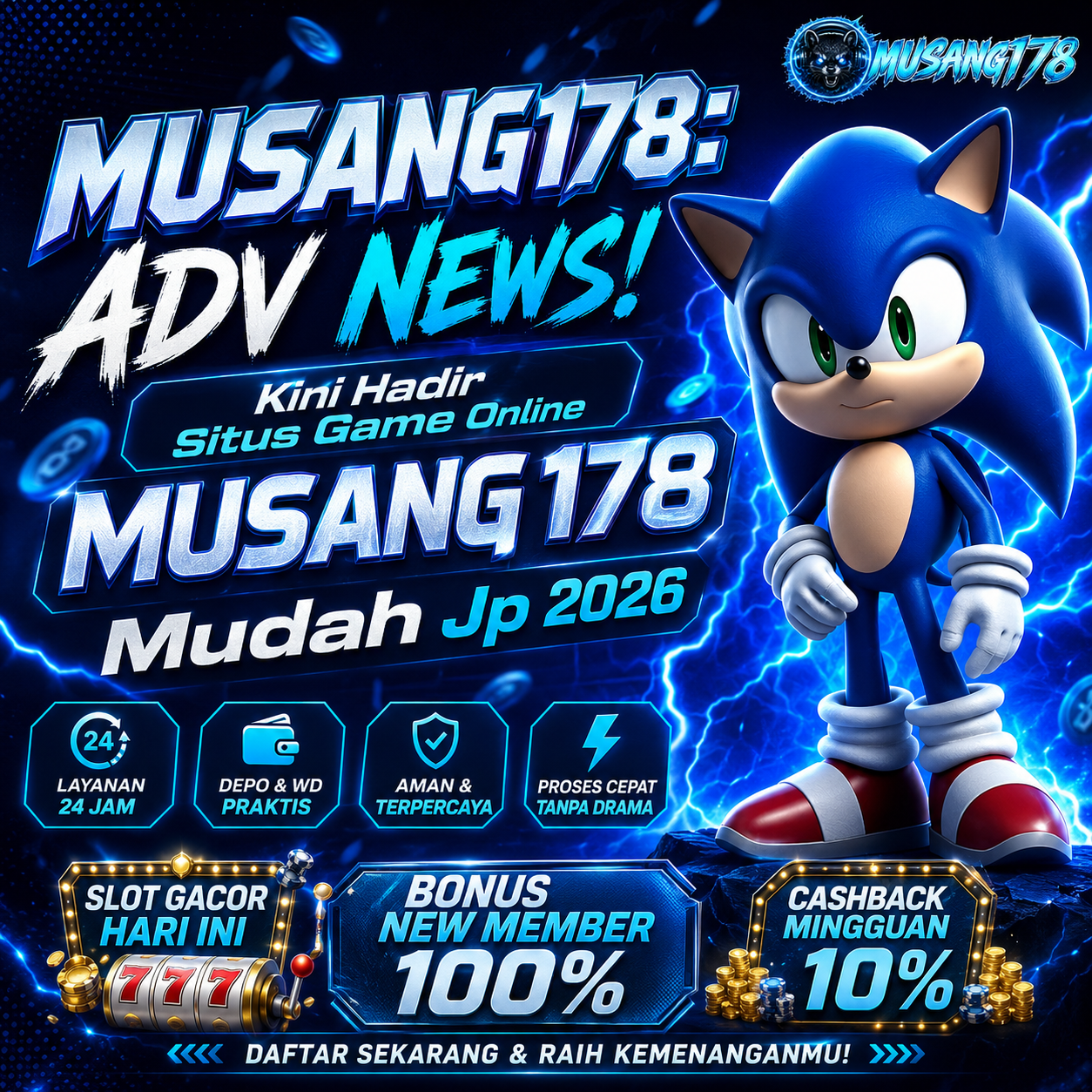 musang178  Situs Pusat Game Slot Gacor Hari Ini Gampang Jackpot Pasti Cuan